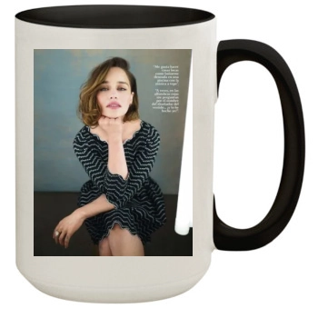 Emilia Clarke 15oz Colored Inner & Handle Mug