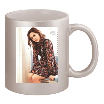 Emilia Clarke 11oz Metallic Silver Mug