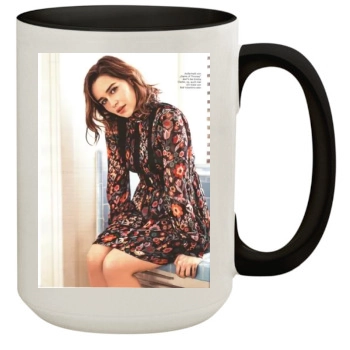 Emilia Clarke 15oz Colored Inner & Handle Mug