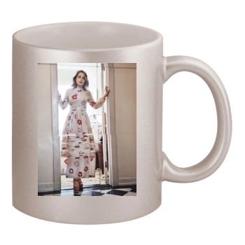 Emilia Clarke 11oz Metallic Silver Mug