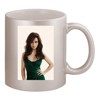 Emilia Clarke 11oz Metallic Silver Mug