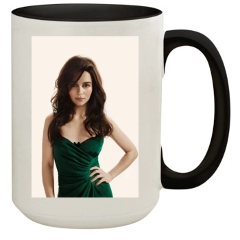 Emilia Clarke 15oz Colored Inner & Handle Mug