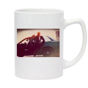 Emilia Clarke 14oz White Statesman Mug