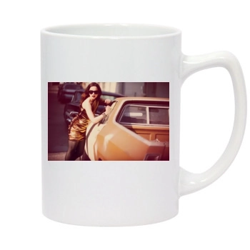 Emilia Clarke 14oz White Statesman Mug