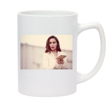 Emilia Clarke 14oz White Statesman Mug