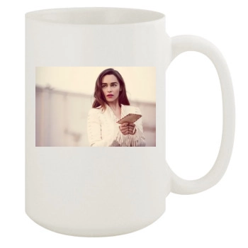 Emilia Clarke 15oz White Mug