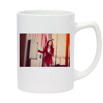 Emilia Clarke 14oz White Statesman Mug