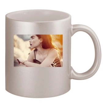 Emilia Clarke 11oz Metallic Silver Mug