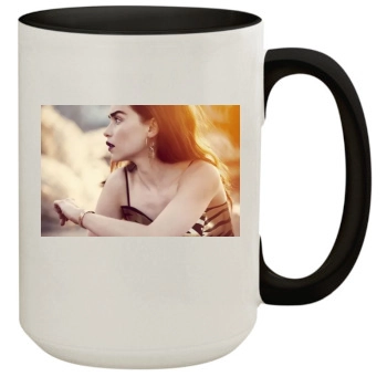 Emilia Clarke 15oz Colored Inner & Handle Mug