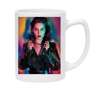 Emilia Clarke 14oz White Statesman Mug