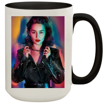 Emilia Clarke 15oz Colored Inner & Handle Mug