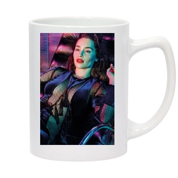 Emilia Clarke 14oz White Statesman Mug