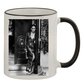 Emilia Clarke 11oz Colored Rim & Handle Mug