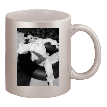 Emilia Clarke 11oz Metallic Silver Mug