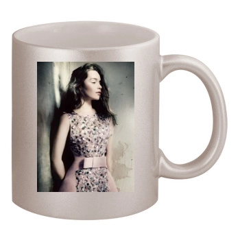 Emilia Clarke 11oz Metallic Silver Mug