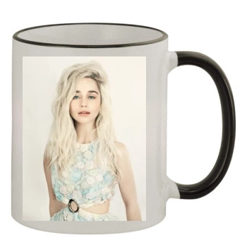 Emilia Clarke 11oz Colored Rim & Handle Mug