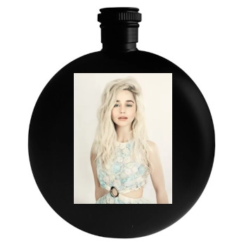 Emilia Clarke Round Flask