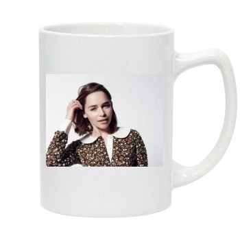 Emilia Clarke 14oz White Statesman Mug