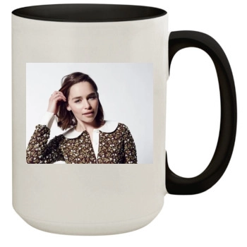 Emilia Clarke 15oz Colored Inner & Handle Mug