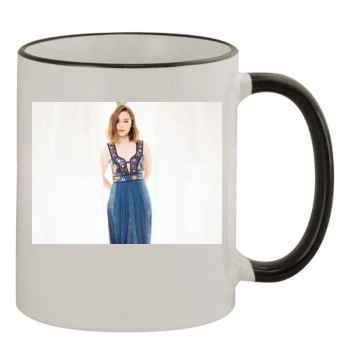 Emilia Clarke 11oz Colored Rim & Handle Mug