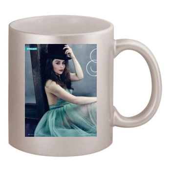 Emilia Clarke 11oz Metallic Silver Mug