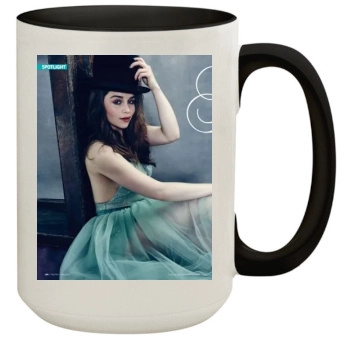 Emilia Clarke 15oz Colored Inner & Handle Mug