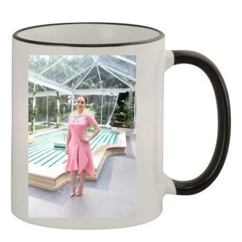 Emilia Clarke 11oz Colored Rim & Handle Mug