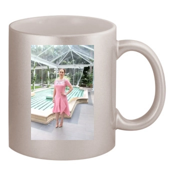 Emilia Clarke 11oz Metallic Silver Mug