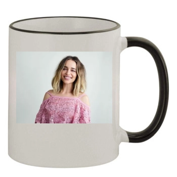 Emilia Clarke 11oz Colored Rim & Handle Mug