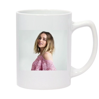 Emilia Clarke 14oz White Statesman Mug