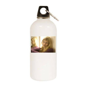 Emilie de Ravin White Water Bottle With Carabiner