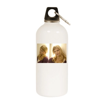 Emilie de Ravin White Water Bottle With Carabiner