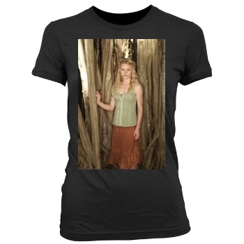 Emilie de Ravin Women's Junior Cut Crewneck T-Shirt