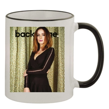 Emily Blunt 11oz Colored Rim & Handle Mug