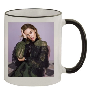 Emily Blunt 11oz Colored Rim & Handle Mug