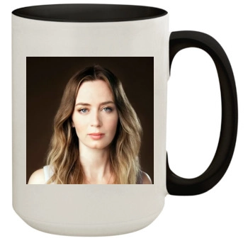 Emily Blunt 15oz Colored Inner & Handle Mug