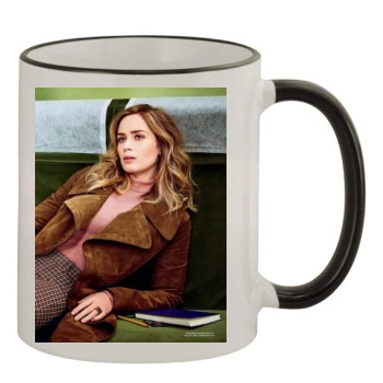 Emily Blunt 11oz Colored Rim & Handle Mug