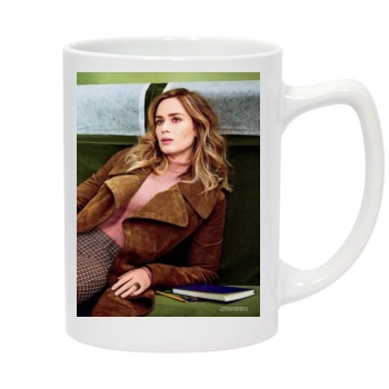 Emily Blunt 14oz White Statesman Mug