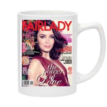 Emily Blunt 14oz White Statesman Mug