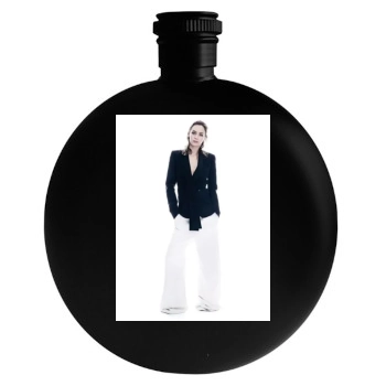 Emily Blunt Round Flask