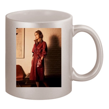 Emily Blunt 11oz Metallic Silver Mug