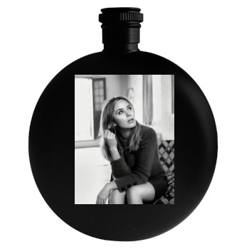 Emily Blunt Round Flask