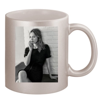 Emily Blunt 11oz Metallic Silver Mug