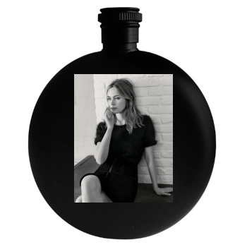 Emily Blunt Round Flask