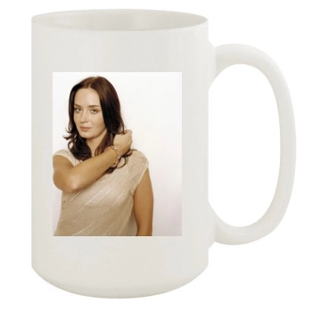 Emily Blunt 15oz White Mug