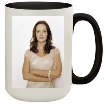 Emily Blunt 15oz Colored Inner & Handle Mug