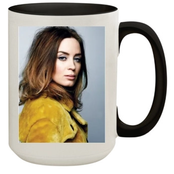 Emily Blunt 15oz Colored Inner & Handle Mug