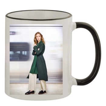 Emily Blunt 11oz Colored Rim & Handle Mug