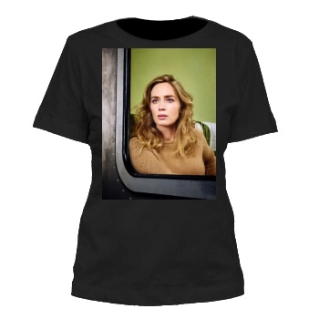 Emily Blunt Women's Cut T-Shirt