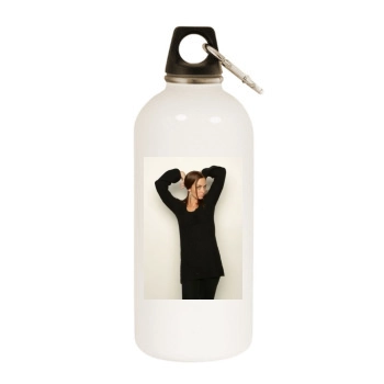 Emily Blunt White Water Bottle With Carabiner